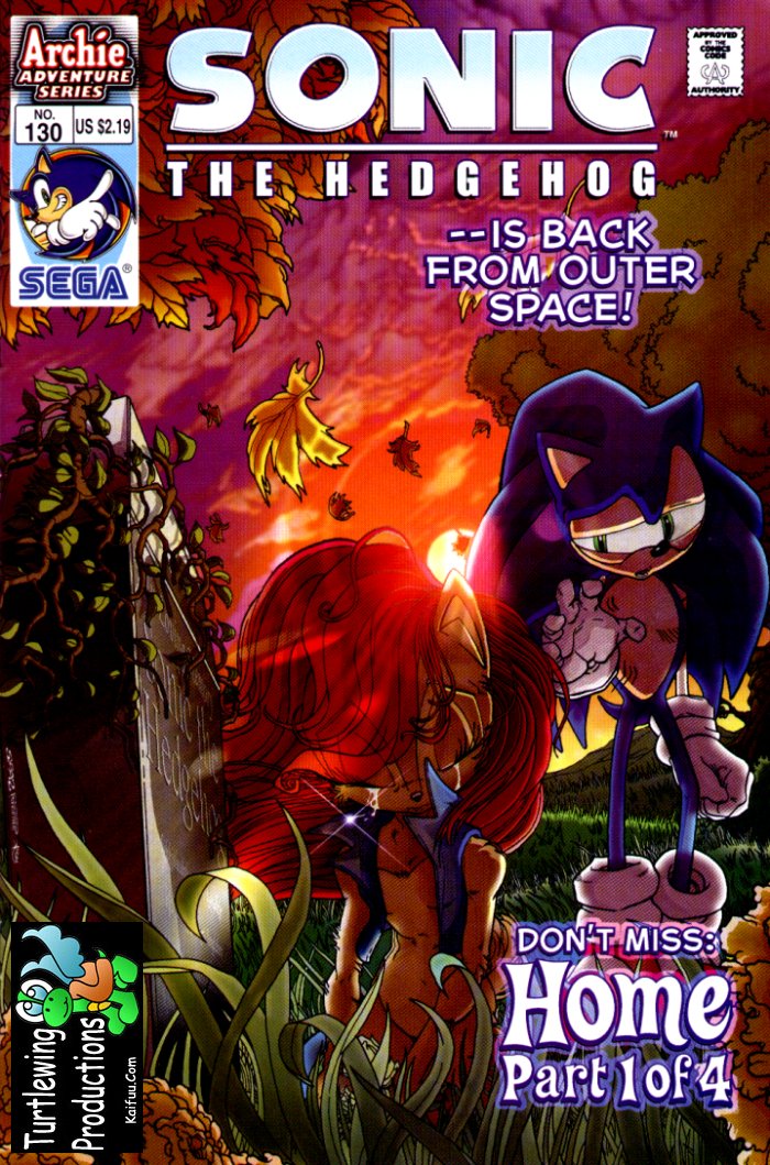 Sonic - Archie Adventure Series February 2004 Comic cover page